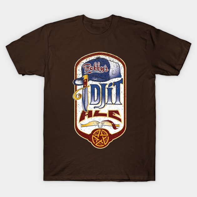 Bobby's Idjit Ale T-Shirt by mannycartoon